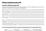 Mieterselbstauskunft